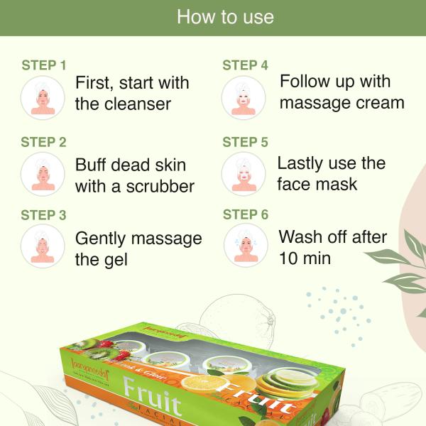 Aryanveda Fruit Facial Kit To Control Dryness, Hyperpigmentation