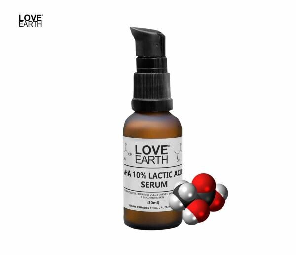 Love Earth AHA 10 Lactic Acid Serum With Hyaluronic Acid 30 ML JioMart