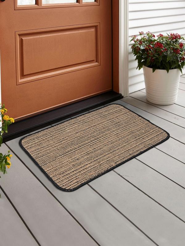 Saral Home Black Jute AntiSkid Doormat 40X60 cm JioMart