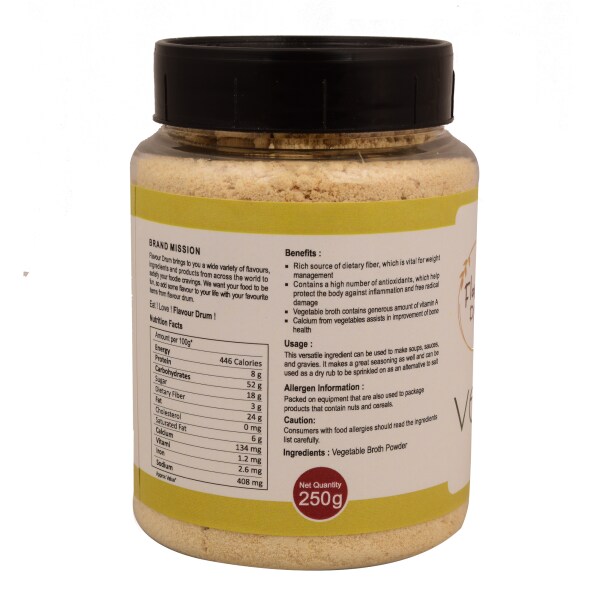 FLAVOUR DRUM Veg Broth Powder 250 gm JioMart