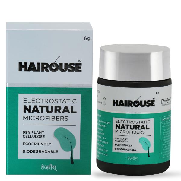 Hairouse Natural Hair Building Microfibers (Natural Brown) 6gm JioMart