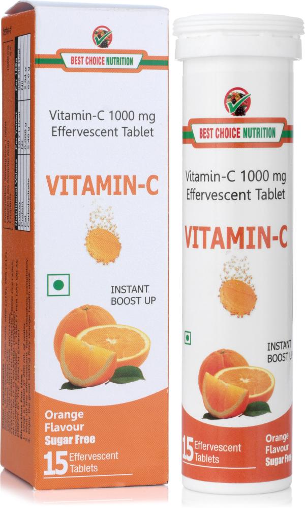 Best Choice Nutrition Vitamin C Effervescent Tablets 1000 mg 15 Tablet