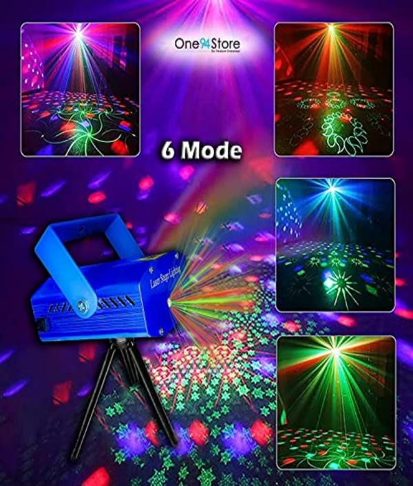 X4Cart Party Mini Laser Projector Stage Lighting Sound Activated Dot