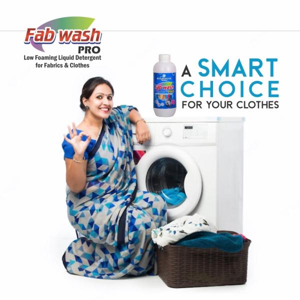 Fab Wash Ultra liquid laundry detergent Advance Stain Removal 1 litre