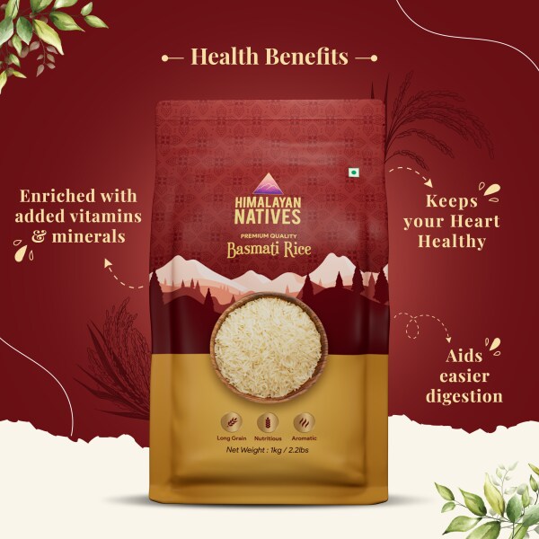 Himalayan Natives Premium Basmati Rice 1KG JioMart