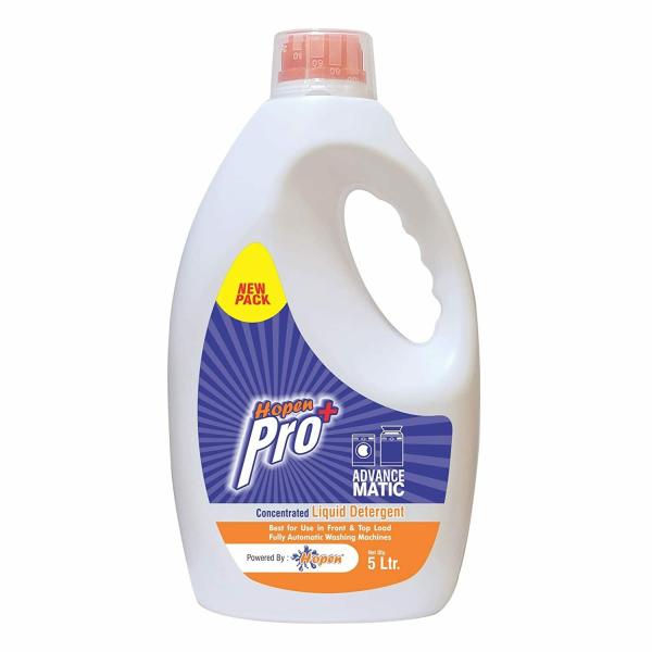 Hopen Liquid Detergent 5 L, Liquid Laundry Detergent for Front Load & Top Load Washing Machine