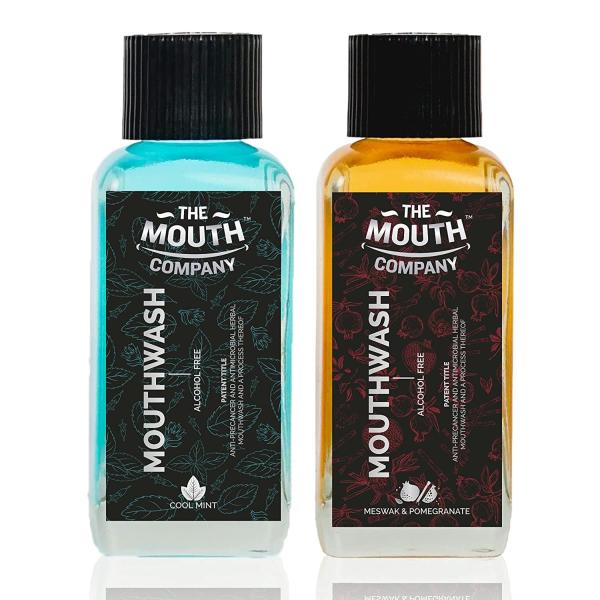 The Mouth Company Meswak Pomegranate & Refreshing Cool Mint Mouthwash