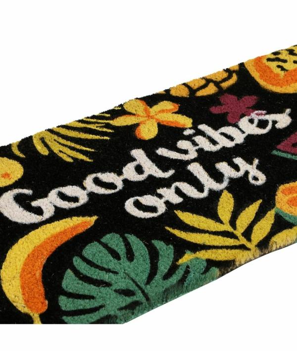 SWHF Premium Coir Double Door MatGood Vibes Only JioMart