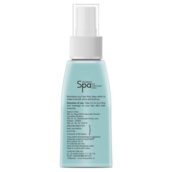 Keya Seth Aromatherapy Aromatic Spa Hair Conditions Serum SPF 15-24-Hour  Frizz-free Sun Protection & Manageable Hair | 42ml - JioMart
