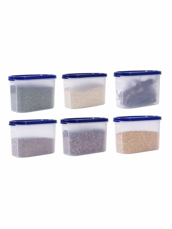 Abode kitchen storage container Set Kitchen spice organizer with Oval