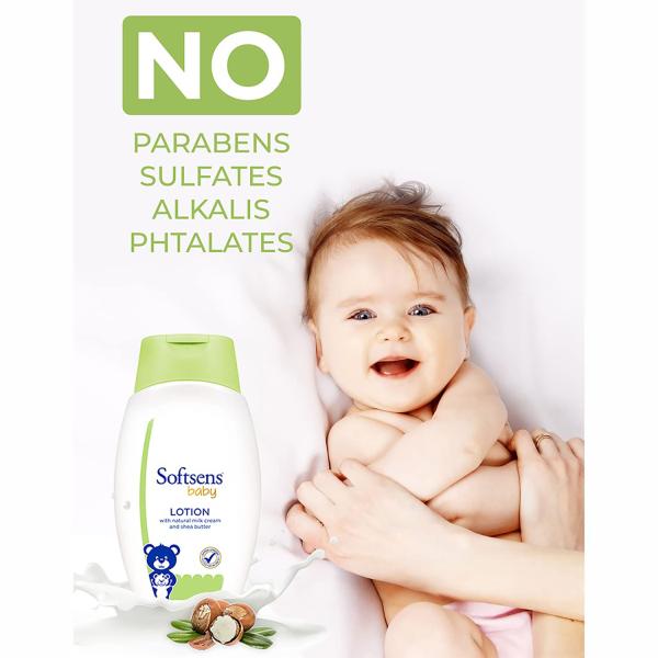 Softsens Baby Moisturising Lotion With Shea Butter And Vitamin E For