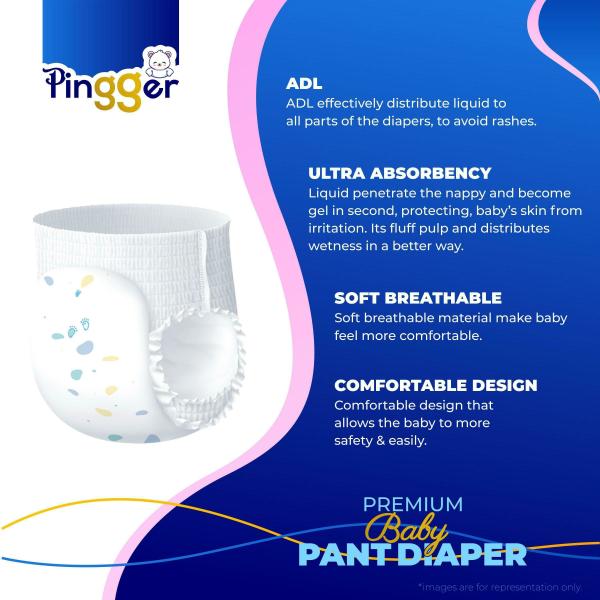 Pingger Baby Diapers XL 12 18 kg (112 Pieces) JioMart