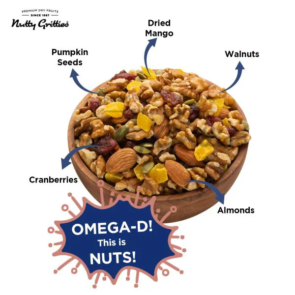 Nutty Gritties Omega3 Trail Mix 220g JioMart