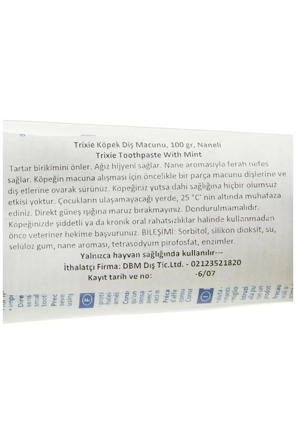 Petblush Trixie Dog Toothpaste with Mint and Oral Care (100g) JioMart