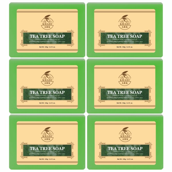 Khadi Ark Natural Tea Tree Bath SoapHerbal SoapNatural SoapKhadi