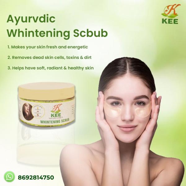 Knee Naturo care Ayurvedic Whitening Scrub JioMart
