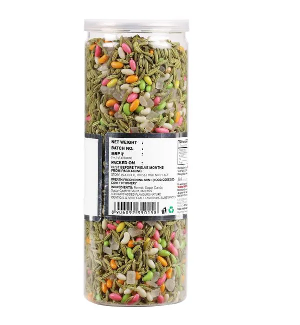 Shadani Plain Mix Sugar And Fennel Mouth Freshener 250 g l Mouth