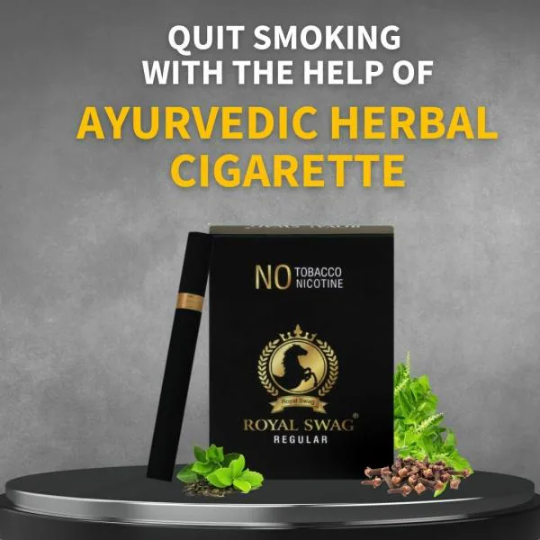 ROYAL SWAG Ayurvedic Herbal Cigarette Regular, Frutta Flavoured (40