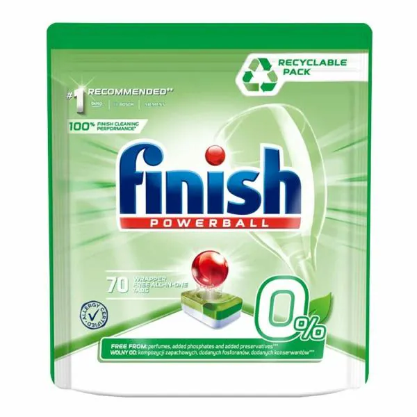 Finish 0 Dishwasher Tablets 70's JioMart