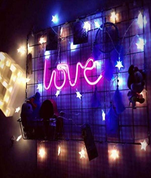 X4Cart Pink Love Neon Led Light Sign JioMart