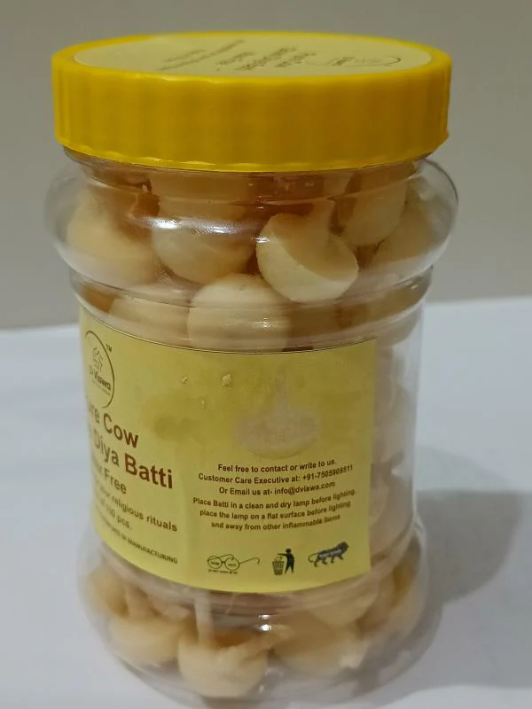 D Viswa Pure Cow Ghee Diya Batti 100 PC JioMart
