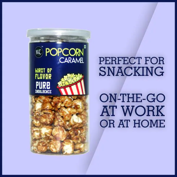 IRIE Caramel Popcorn ReadyToEat Gourmet Flavored Popcorn Combo