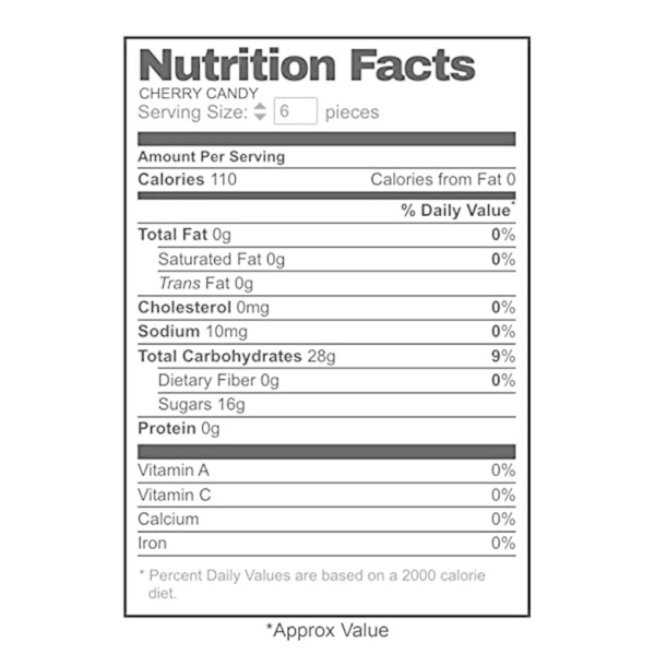 Watheen Cherry Candy Fruity Candy for Healthy Snacking and Refreshment
