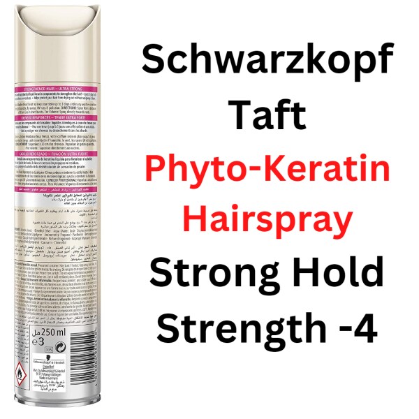 Schwarzkopf Taft Keratin Hair Spray Ultra Strong 4 (250ml) - JioMart