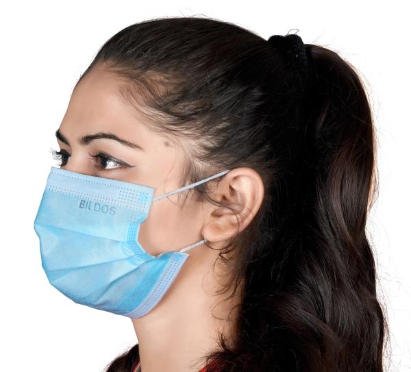 Bildos 3 layer non woven disposable surgical face mask for men and