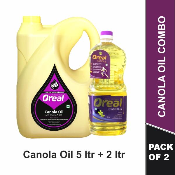 Oreal 7L Cold Press Canola Oil Healthiest Cooking Oil Rich in Omega