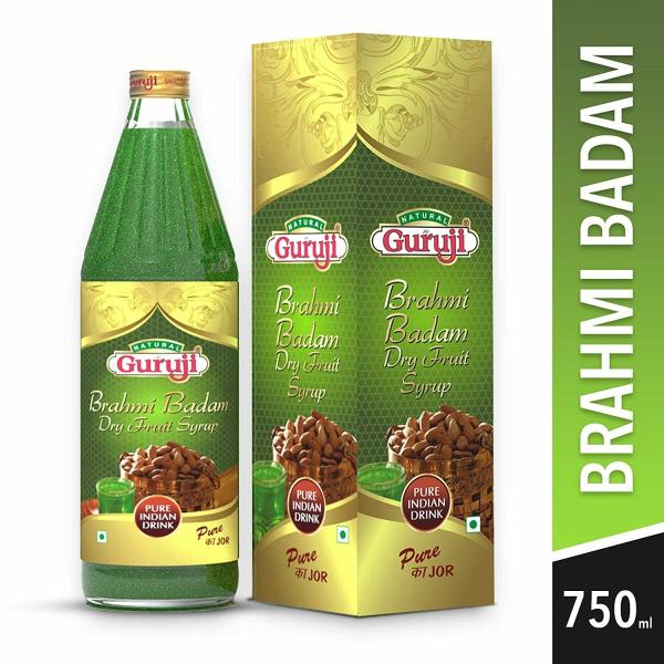 Natural Jai Guruji Brahmi Badam Dry Fruit Syrup 750ml JioMart