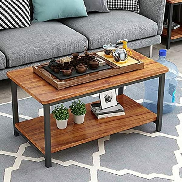 OET European Standard Rectangular Shaped Tea/Coffee Table with Wood