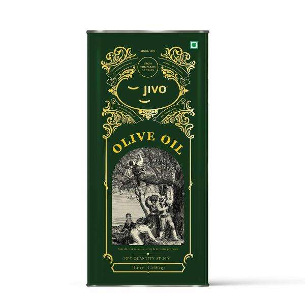 Jivo Extra Virgin, Extra Light & Pomace Olive Oil (5L Each) Combo Healthy Cooking for Daily