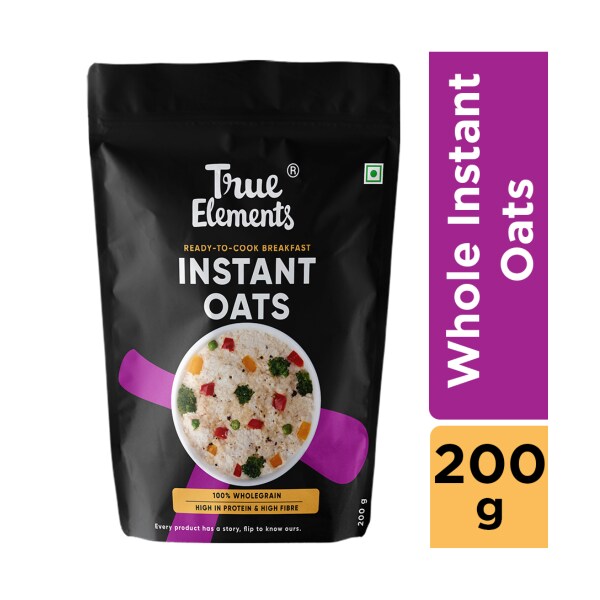 True Elements Whole Instant Oats 200 g JioMart