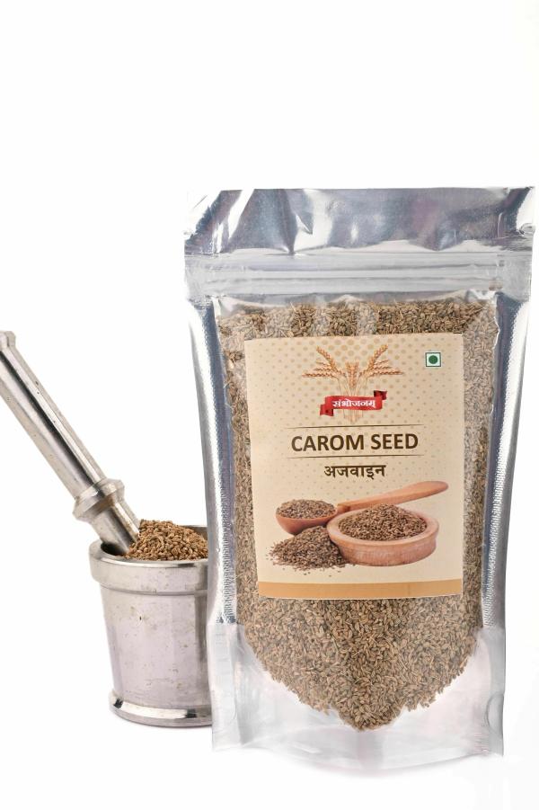 SAMBHOJANAM BEST QUALITY WHOLE CAROM SEEDSAJWAINPURE INDIAN SPICE