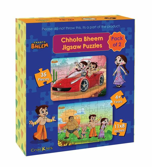 Crackles 35 Piece Chhota Bheem and Friends Jigsaw Puzzle for Kids- Pack of 2  - JioMart