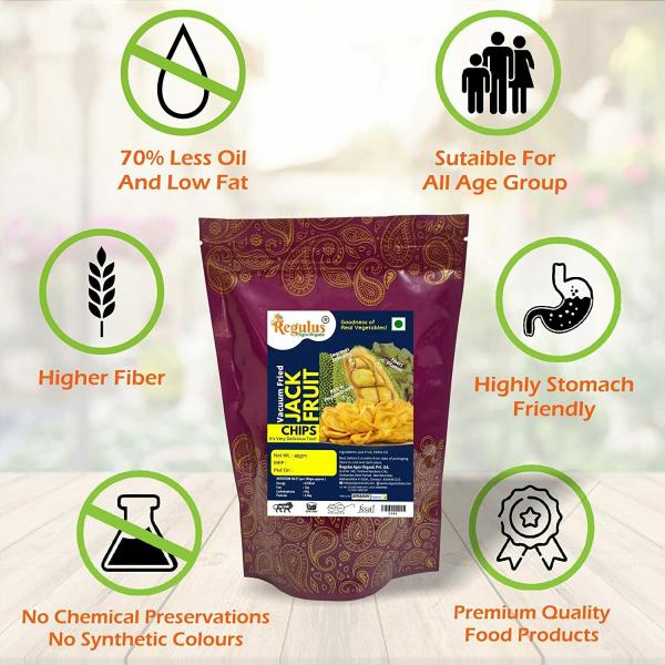Jackfruit Vacuum Fried Chips 40 gm (Pack of 3) JioMart