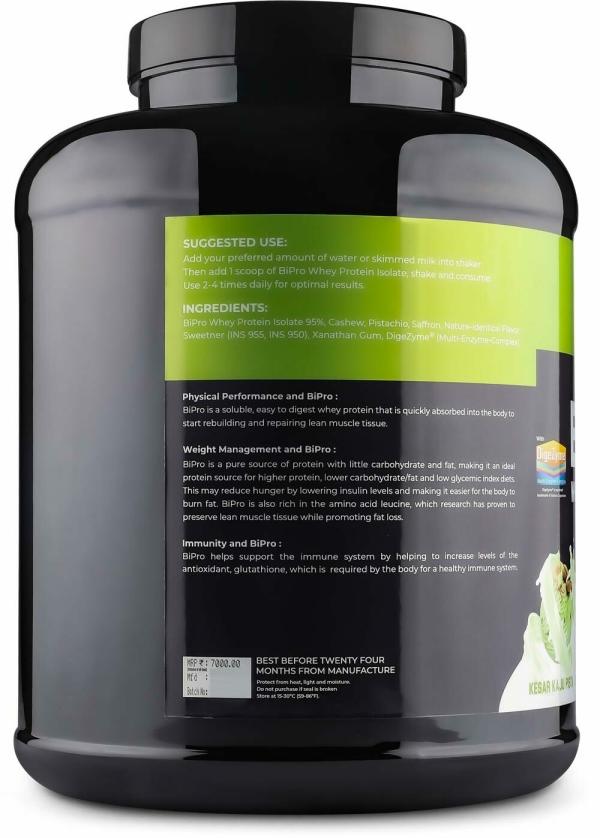 Nutrition BiPro Whey Protein Isolate (With real Cashew