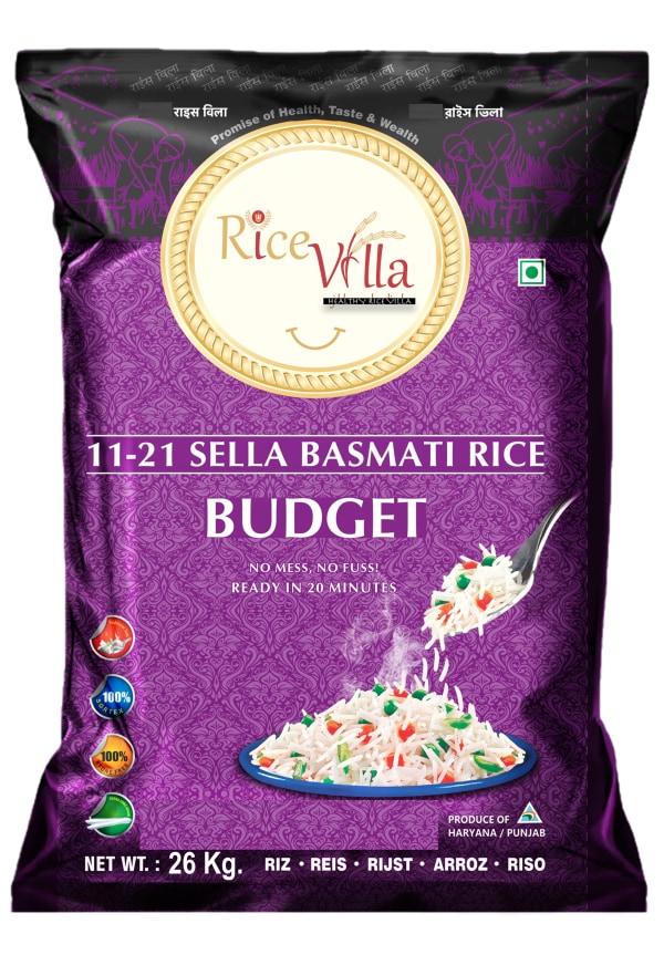 Rice Villa Budget 26 kg 1121 Sella Basmati Rice JioMart