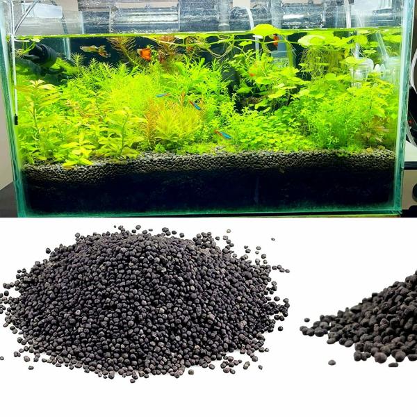 Despacito Aquarium Black Soil for Fish Tank Plants,Aquarium Substrate