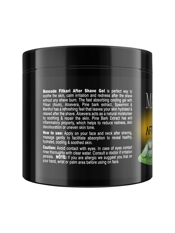Mancode Fitkari After Shave Gel for Men Original Antiseptic Formula