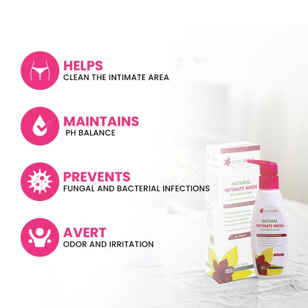 everteen Witch Hazel Natural Intimate Wash for Feminine Intimate