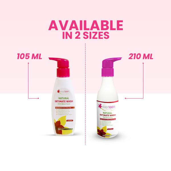 everteen Witch Hazel Natural Intimate Wash for Feminine Intimate