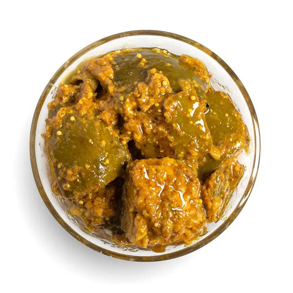 Delight Foods Olive Oil Mango PickleIndian Preserve, Chutney, UppinKai