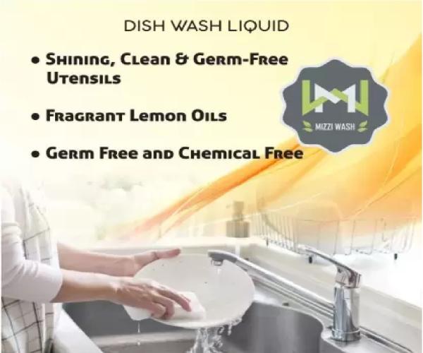 MIZZIWASH Dish Cleaning Gel Non Acidic Dishwashing Detergentorange