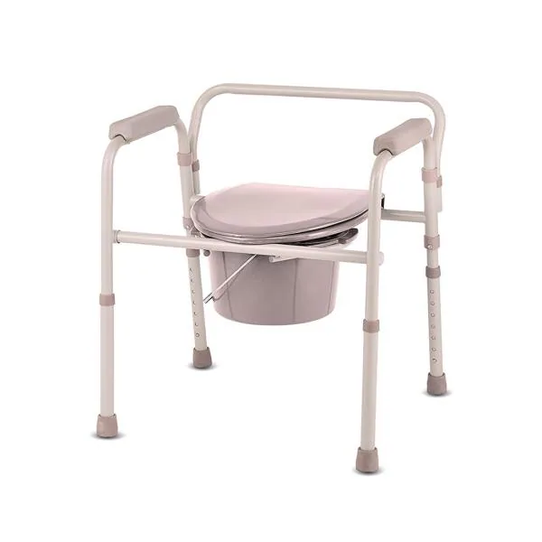 KosmoCare Folding Commode Chair with Seat Cover 3in1 Usage