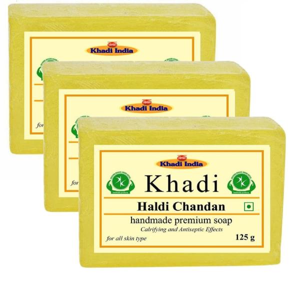 Premium Khadi Haldi Chandan Soap Pack Of 3 JioMart