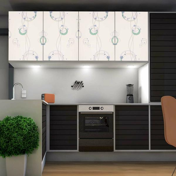 Sky Walls Multicolor Polyvinyl Chloride 3D Wall Stickers for livingroom