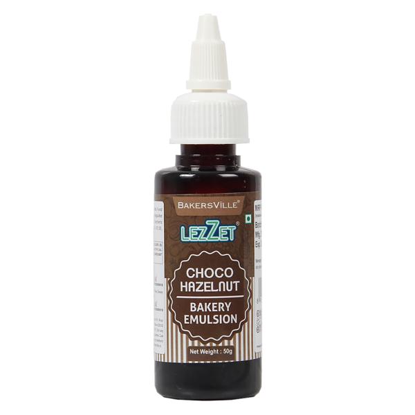 Lezzet Premium Bakery Emulsion ( Choco Hazelnut Flavor ) 50g Extract Replacement Flavour