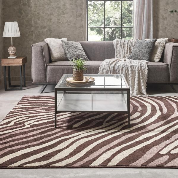 TRIDENT Radial Ripples Polyester Classic Area Rugs 6 ft (w) x 8 ft (L